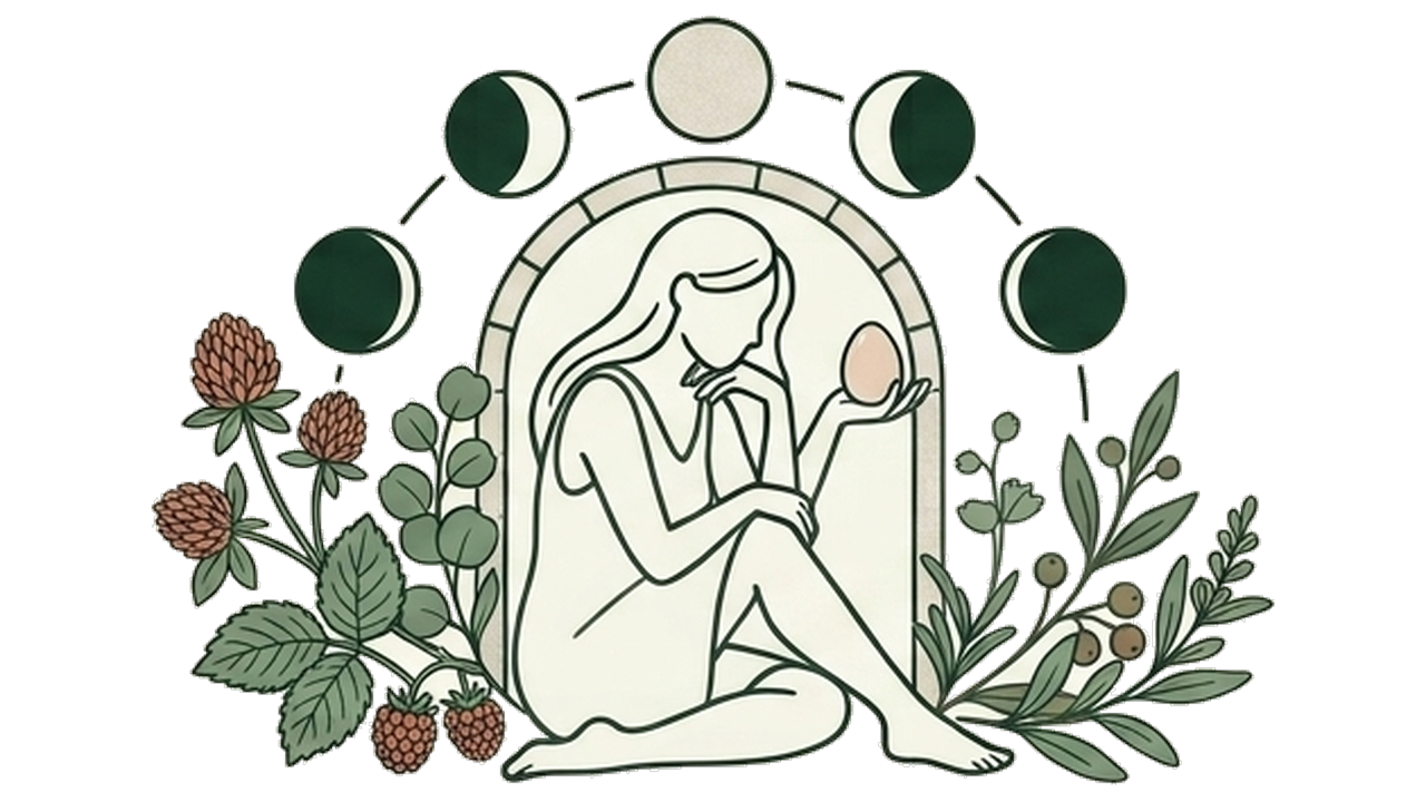 Illustration : santé féminine, le cycle et les hormones au fil des phases de la lune